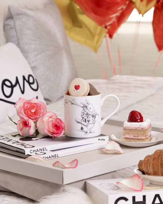 Alice in Wonderland White Rabbit Majestic Mug - Maison SIA