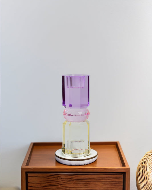 Baby Pink Crystal Holder - Maison SIA