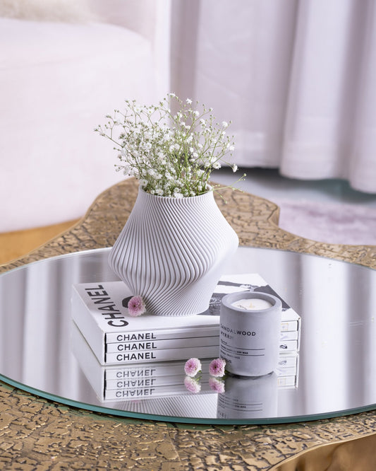 Bloz Vase in Cool grey (144g) - Maison SIA