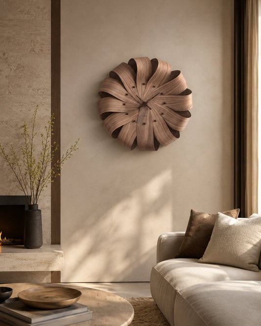 BRISA WALNUT CLOCK - Maison SIA