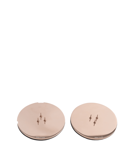 Candle plate small | Rose Gold | Shiny - Maison SIA