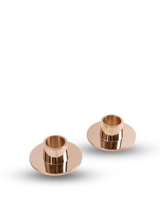 Candleholder medium | Rose Gold | Shiny - Maison SIA