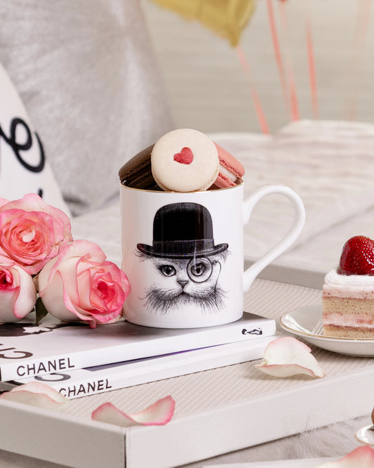 Cat In Hat Majestic Mug - Maison SIA