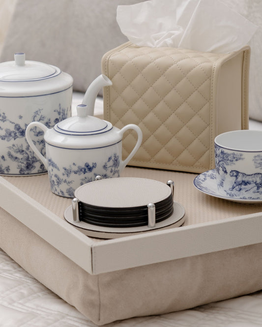 David Coasters Holder in Light Grey - Maison SIA