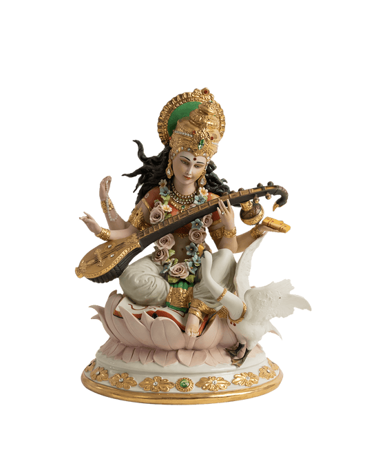 Divine Reflection Saraswati Idol - Maison SIA