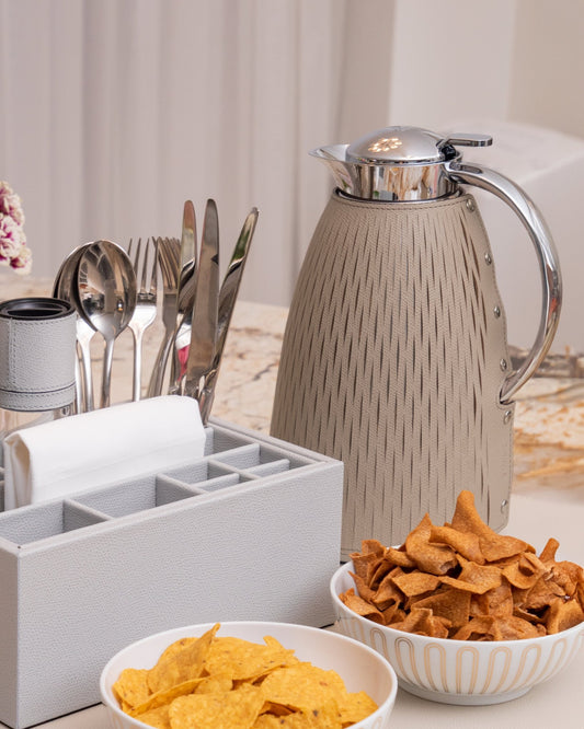 Janine Thermal Carafe in Taupe 1500ml - Maison SIA