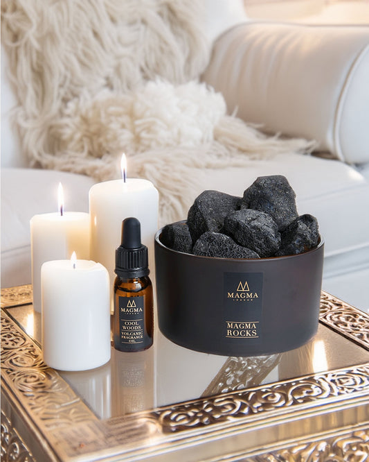 Magma Rocks Cool Woods Set - Maison SIA