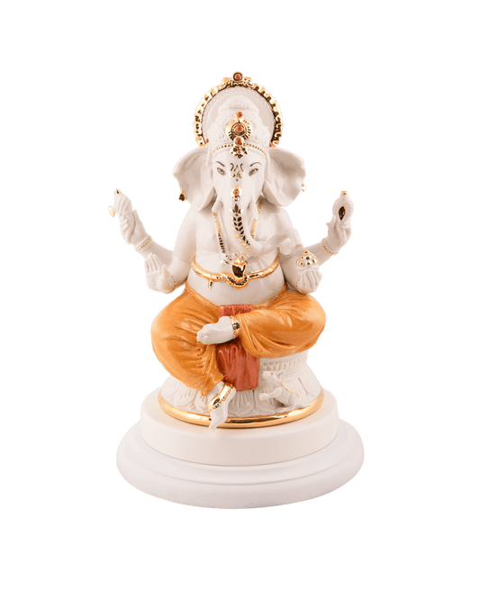 Pigmented Lord Ganesha Idol - Maison SIA