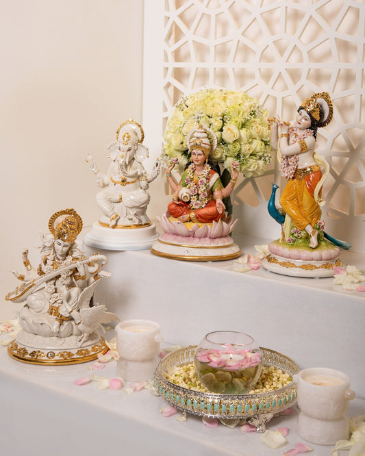 Pigmented Lord Krishna Idol - Maison SIA