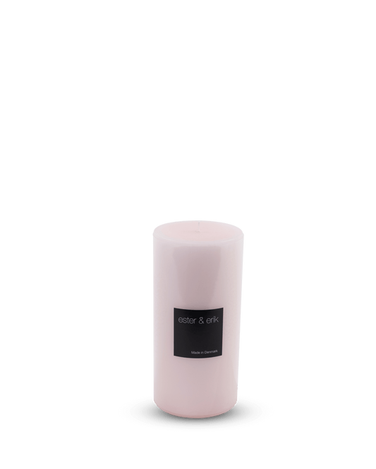 Rosewater Pillar Candle H15cm - Maison SIA