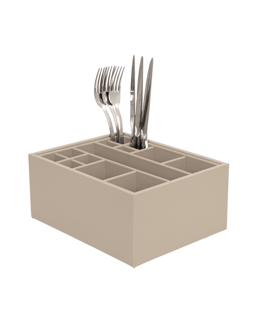 Table top Organizer in Cream - Maison SIA