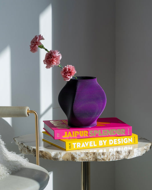 Vint Blend Vase in Acai 20 cm - Maison SIA