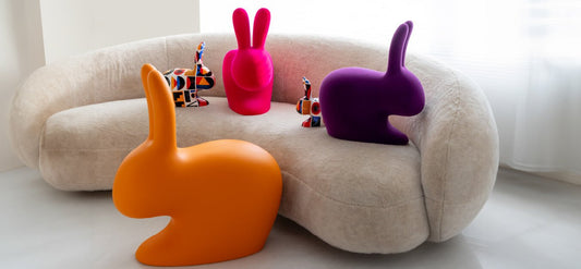 Celebrating Holi with Maison Sia's Colourful Rabbit Chairs - Maison SIA