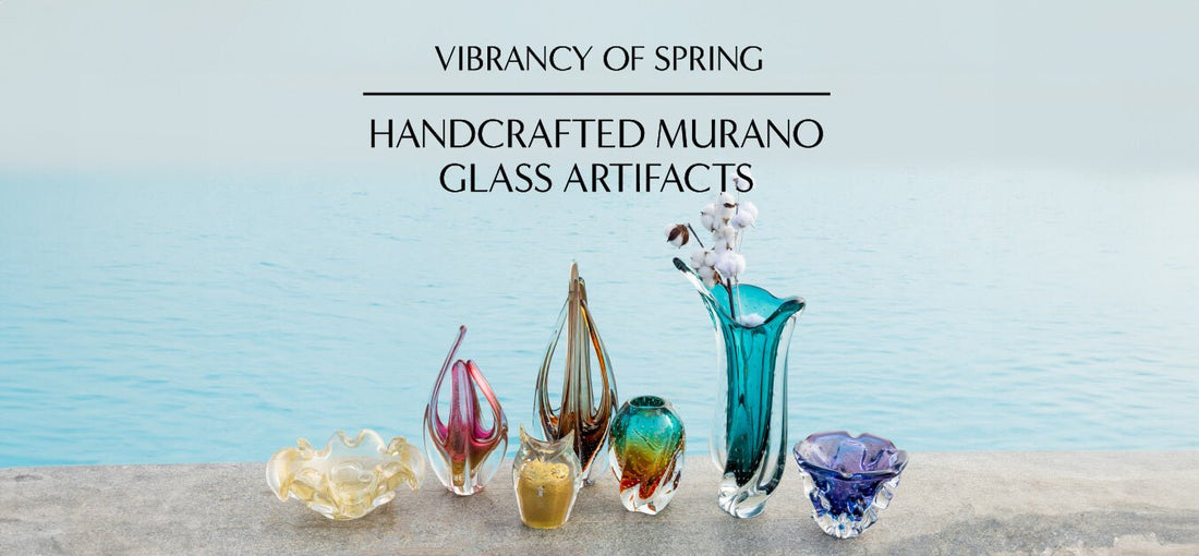 Embrace the Vibrancy of Spring with Sao Marcos: Handcrafted Murano Glass Artifacts - Maison SIA