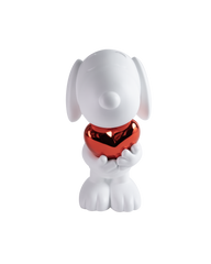 Leblon- Snoopy Heart matt white & chromed Red - Maison SIA