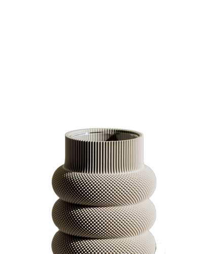Dorn Vase in Deep Taupe 14 cm
