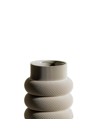 Dorn Vase in Deep Taupe 14 cm