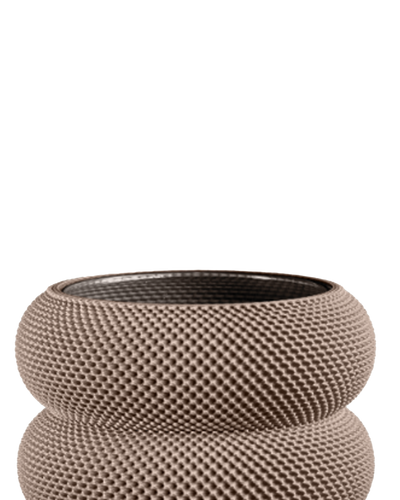 Dorn Vase in Deep Taupe 20 cm