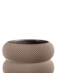 Dorn Vase in Deep Taupe 20 cm