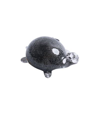 Tortoise mini black & silver