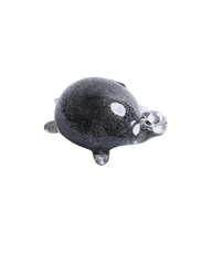 Tortoise mini black & silver