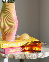 Tortoise mini yellow & silver