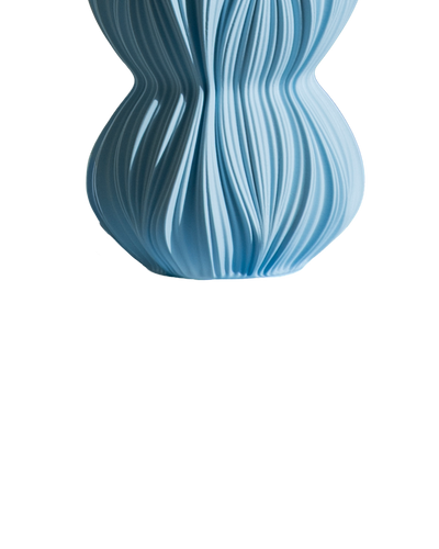Fald Vase in Faded Denim 16 cm