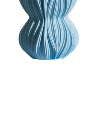 Fald Vase in Faded Denim 16 cm