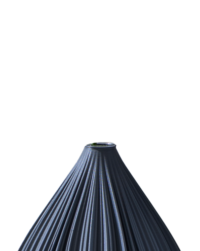 Fald Vase in Graphite 19 cm