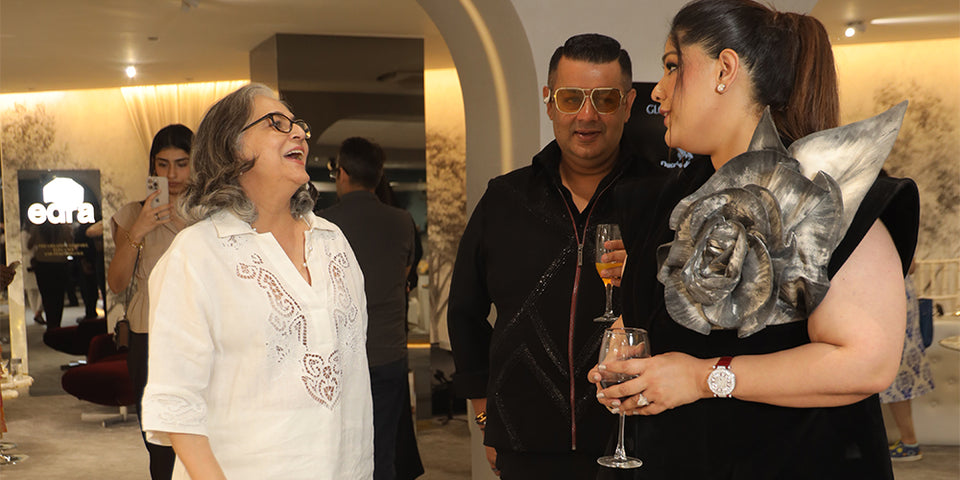L-R: Pinky Pandit, Nitin Gupta, Vratika Gupta