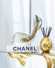 Gold Crystal Egg Shape Diffuser 250 ml