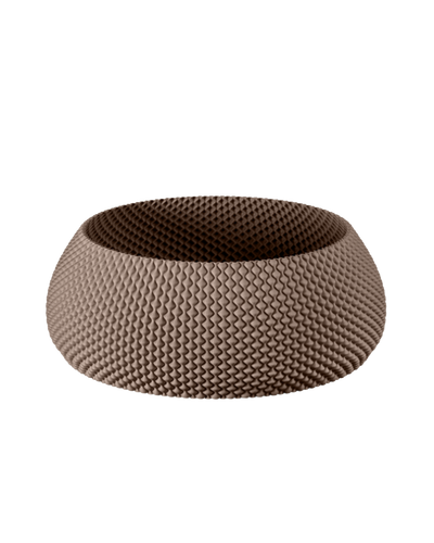 Hoyt Bowl in Deep Taupe 10 cm