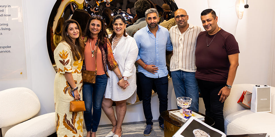 L-R: Vishakha Chowdhry, Vratika Gupta, Muninder Chowdhry, Nitin Gupta
