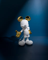 Leblon- Mickey Welcome White & Gold - Maison SIA