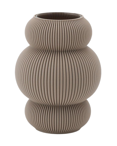 Koyl Vase in Deep Taupe 16 cm