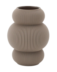 Koyl Vase in Deep Taupe 16 cm