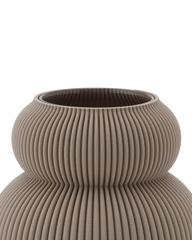 Koyl Vase in Deep Taupe 16 cm