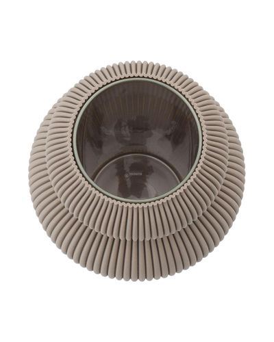 Koyl Vase in Deep Taupe 16 cm