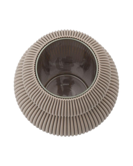 Koyl Vase in Deep Taupe 16 cm