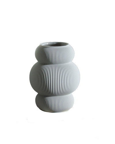 Koyl Vase in Stone Grey 16 cm