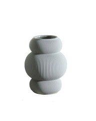 Koyl Vase in Stone Grey 16 cm