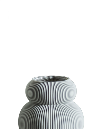Koyl Vase in Stone Grey 16 cm
