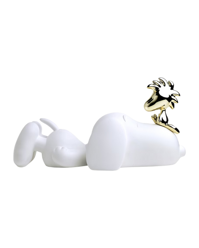 Leb-Snoopy & Woodstock White & Gold