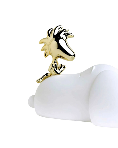 Leb-Snoopy & Woodstock White & Gold