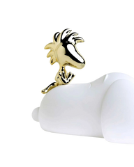 Leb-Snoopy & Woodstock White & Gold