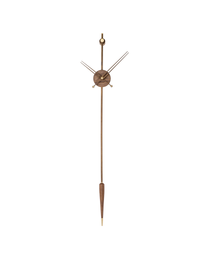 PUNTO Y COMA PREMIUM WALNUT CLOCK
