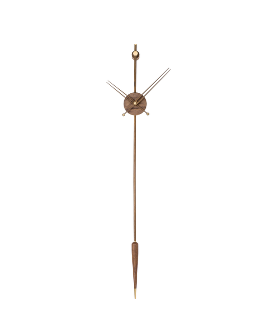 PUNTO Y COMA PREMIUM WALNUT CLOCK