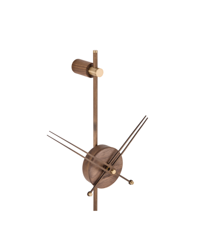 PUNTO Y COMA PREMIUM WALNUT CLOCK