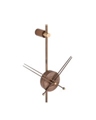 PUNTO Y COMA PREMIUM WALNUT CLOCK