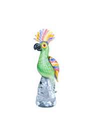 Parrot cacatua green & colored big
